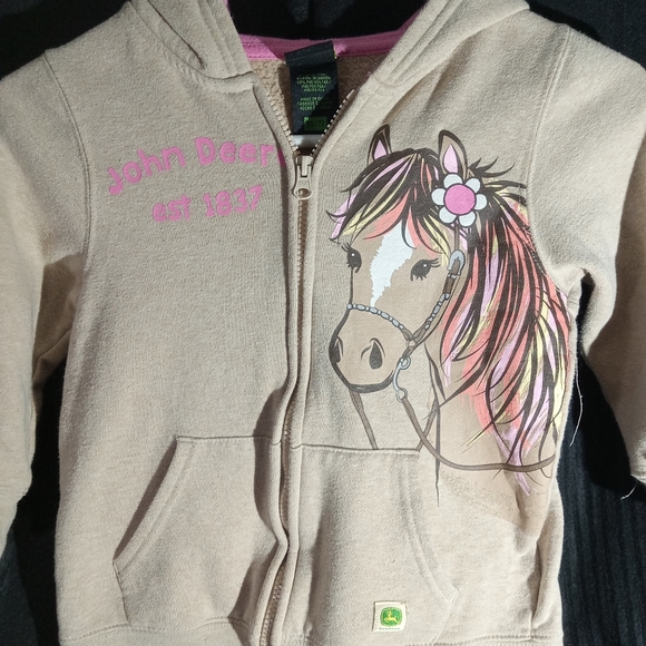 John Deere Jackets & Coats Girls John Deere Zip Up Hoodie Poshmark